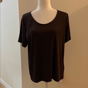 Covington stretch Classic Deep Green Women's Top XL